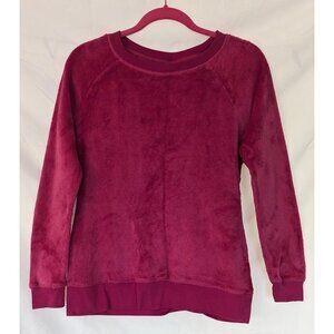 Faded Glory Magenta Fuzzy Sweater/Sweatshirt/Sleepwear sz S